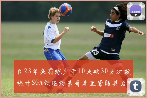 自23年来罚球少于10次砍30分次数统计SGA领跑约基奇库里紧随其后